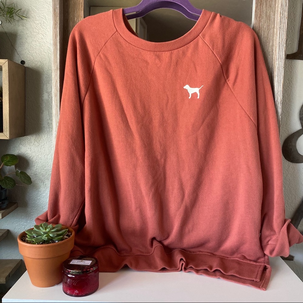 PINK Oversized Crew Neck